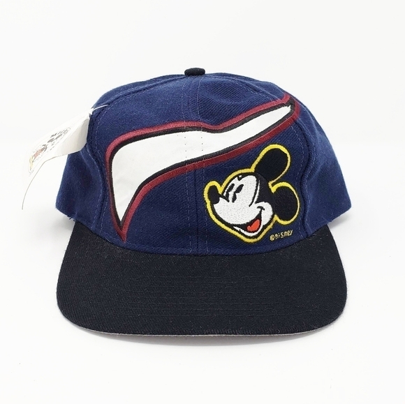 VINTAGE DISNEY Mickey Mouse baseball cap NWT deadstock - Picture 1 of 8